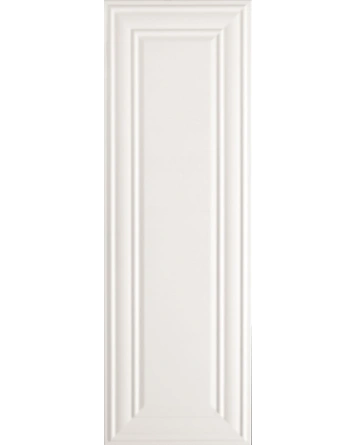Weiße Wandfliese matt 30x90 cm, Kollektion Boiserie