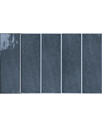 Pum Blue Wandfliese in Blau, matt, 10x30 cm