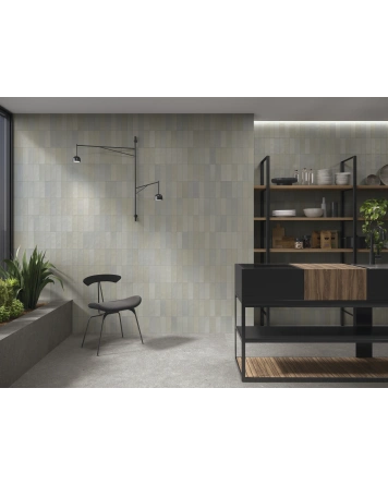 Toskana Ash – matte Zellige Wandfliese in Grau