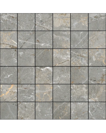 Augustus Grey Mosaikfliese matt, Marmorlook, 30x30 cm