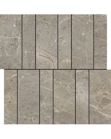 Augustus Brown Natural: Mosaikfliese im Marmor-Look