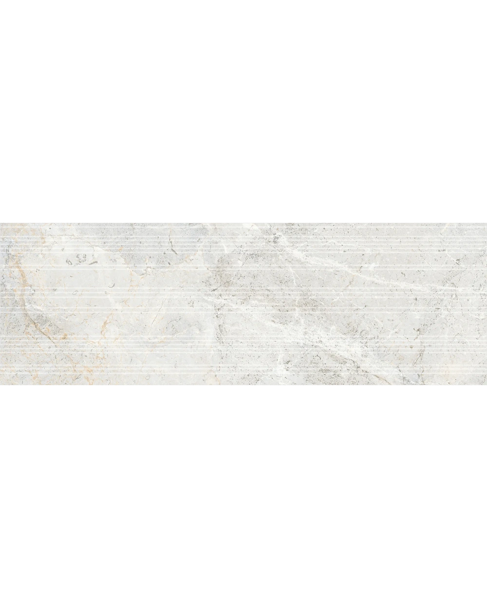 Augustus Pearl Wandfliese im Marmor-Look, 30x90 cm