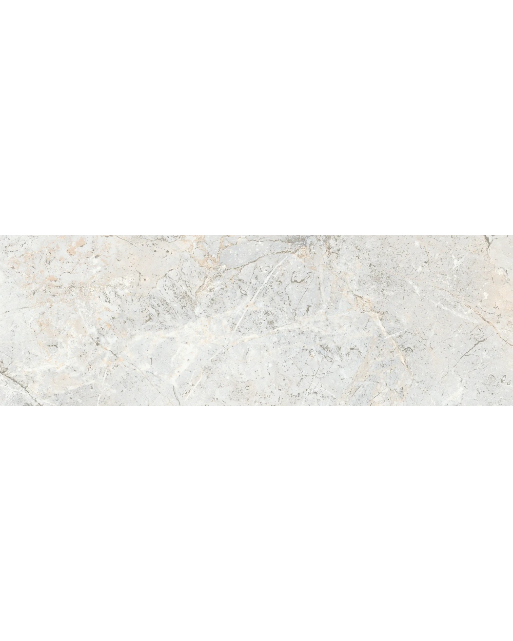 Augustus Pearl: matte Wandfliese im Marmor-Look, 30x90 cm