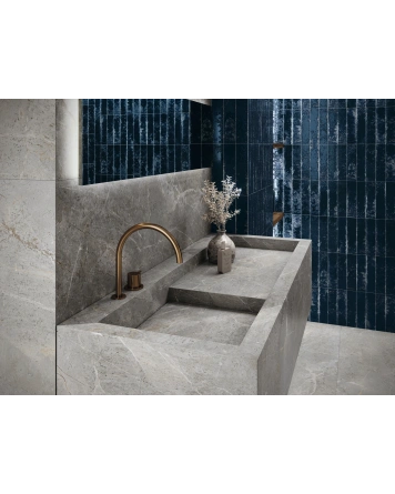 Augustus Grey Natural Fliese 60x120 cm, matt im Marmorlook