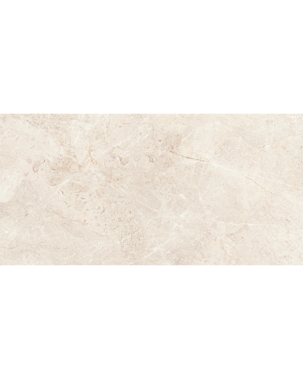 Augustus Cream Fliese 60x120 cm, matt im Marmorlook