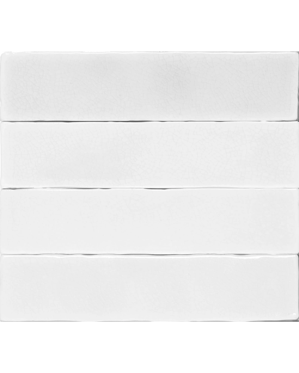 Vitral Bianco: Wandfliese mit Krakeleé in Weiß