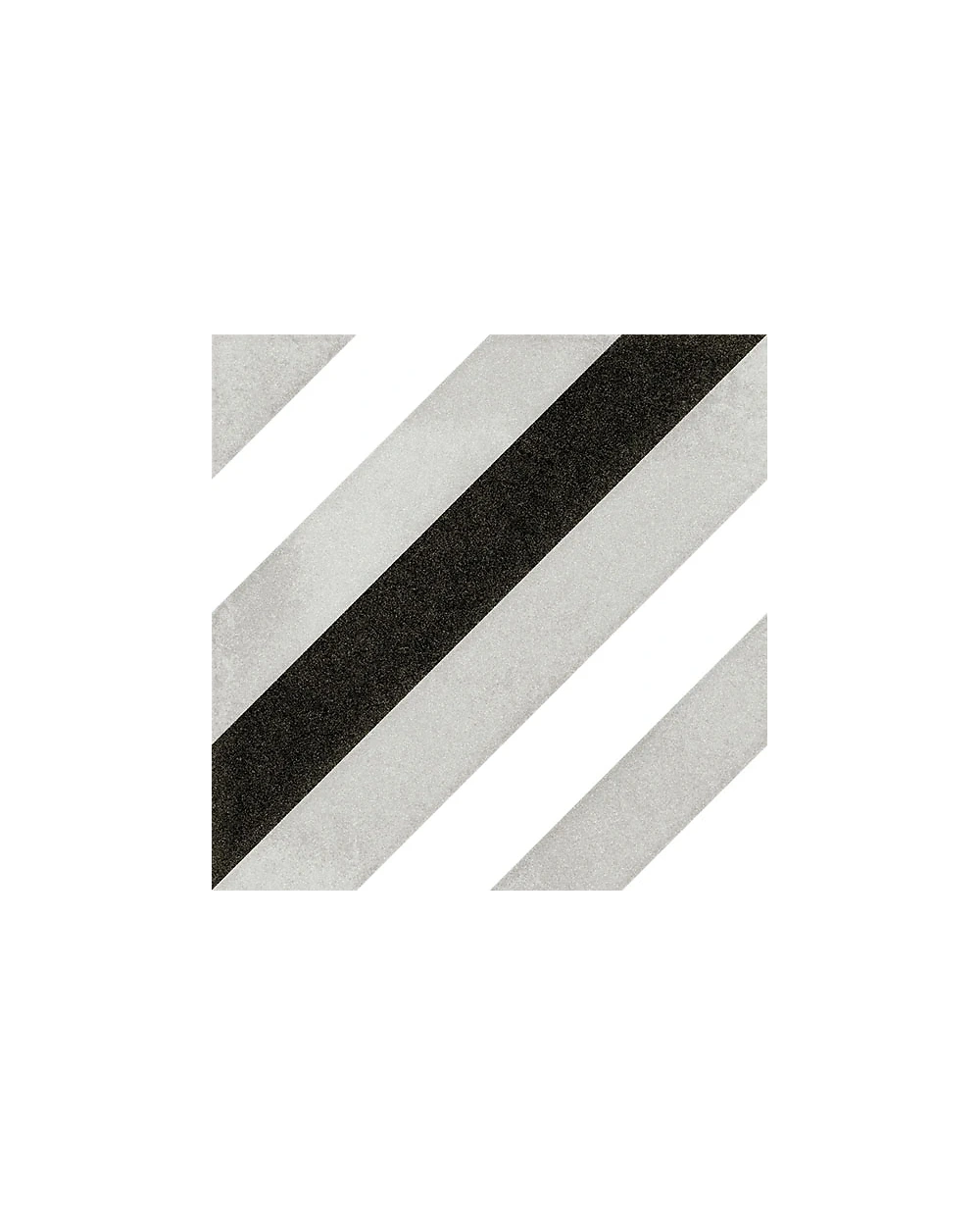 Andersson Vintage-Fliese in Schwarz, 20x20 cm, matt