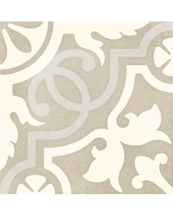 Karlsson Vintage-Fliese in Beige, 20x20 cm, matt