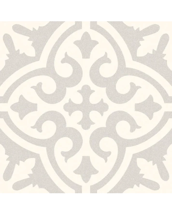 Johansson Vintage-Fliese in Grau, 20x20 cm, matt