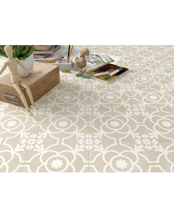 Sommersson Siena – Vintage-Fliese Beige, 20x20 cm