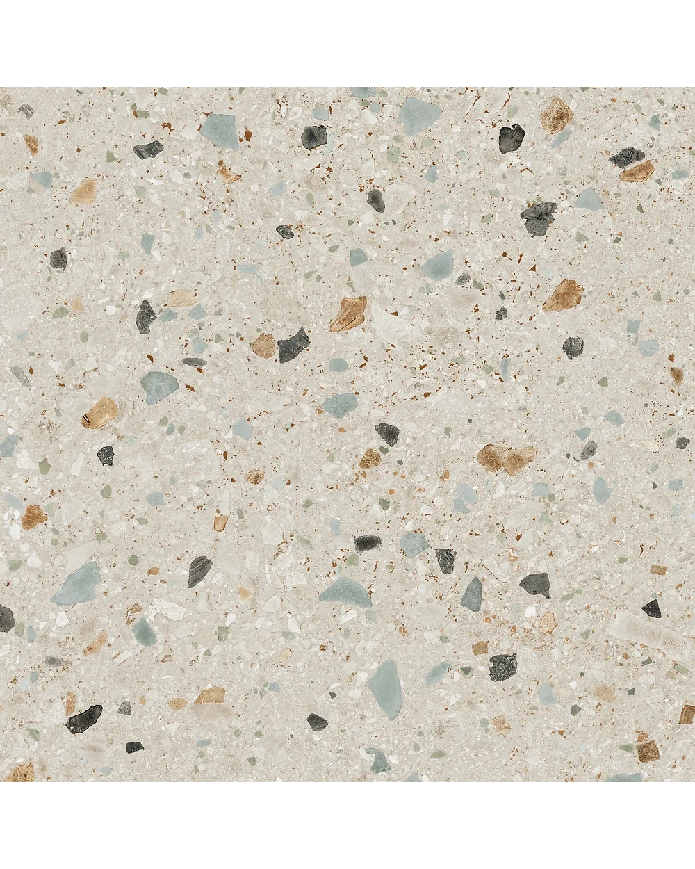 Sogno di Gre Terrazzo Beige matt rektifiziert, 120x120 cm