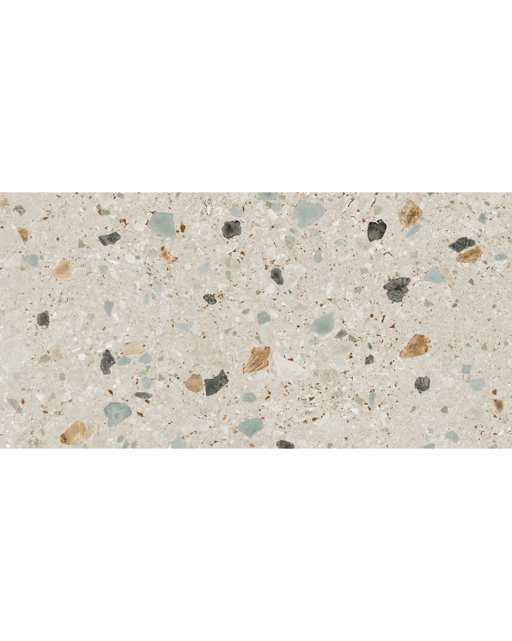 Sogno di Gre Beige – Terrazzo-Fliese, matt, 60x120