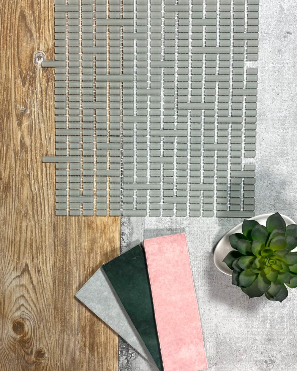 Designer mosaic tile with glass | Design mosaic tiles made of glass | SAMPLE SHIPPING