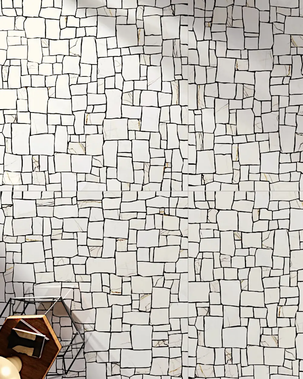 8,64 m² Rest Lichen Fragments Naturale 120x120 cm Sonderposten