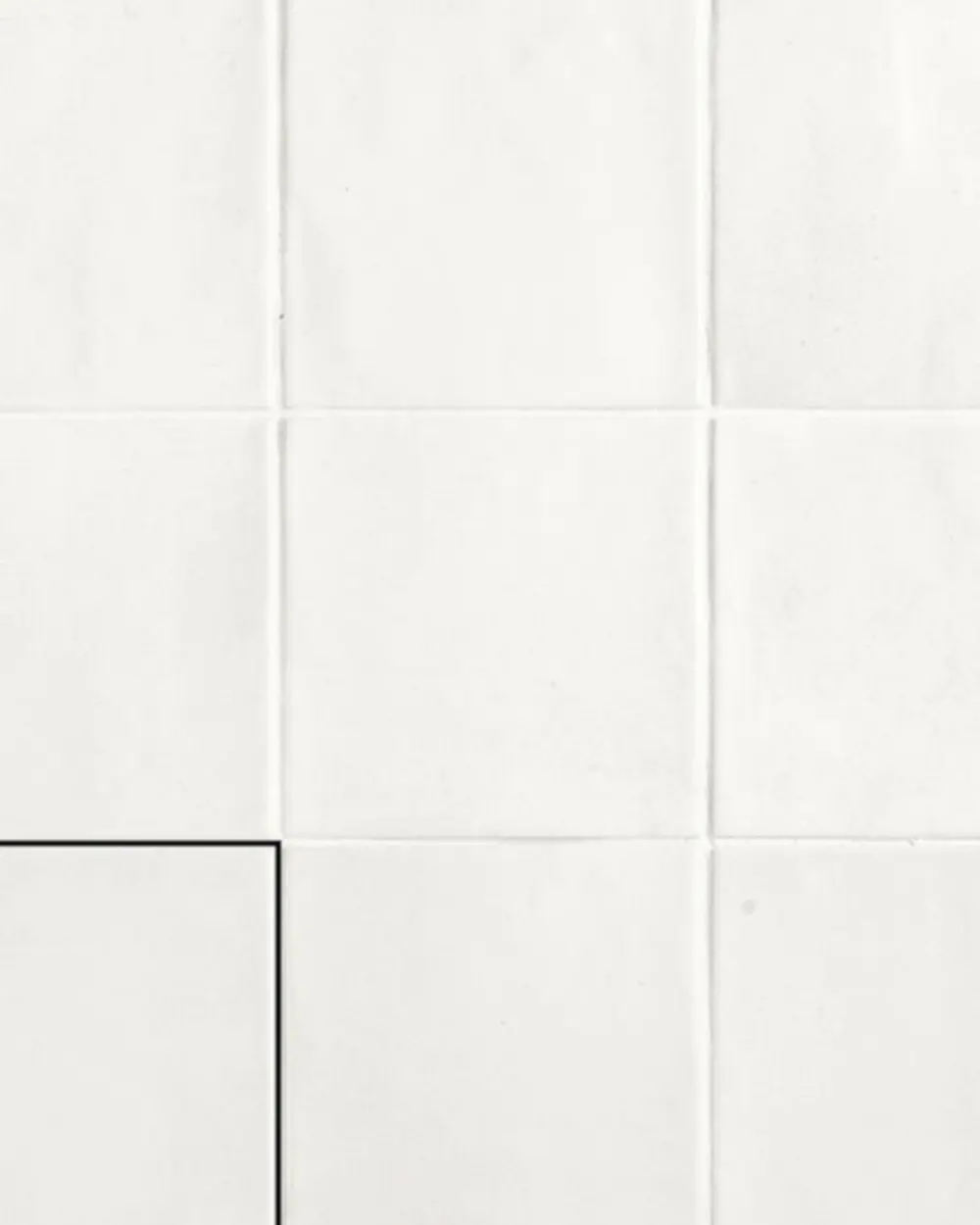 Kleinformatige weiße Wandfliesen Bad | Küchenfliesen Quadratisch | Sintra Ice White 12,4x12,4