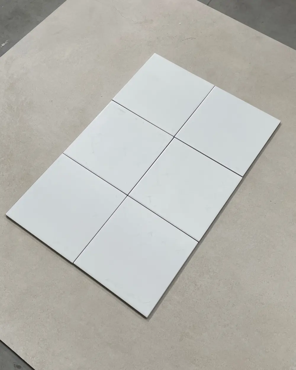 20,10 m² Restposten Boden und Wandfliesen Weiß 18,7x18,7 cm