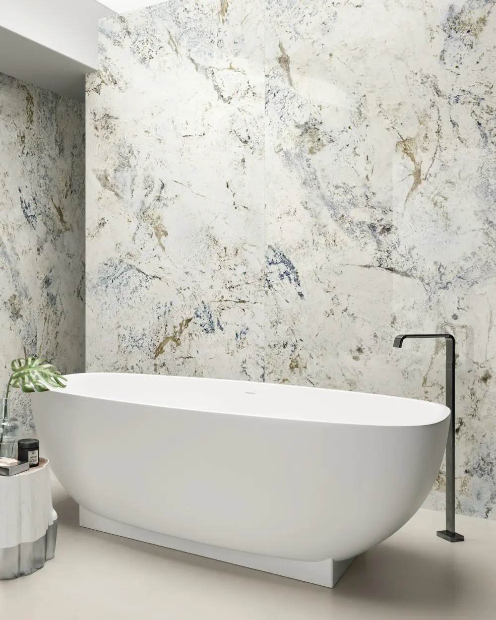 120x280 Poliert Alpen Quartz | Design Fliesen