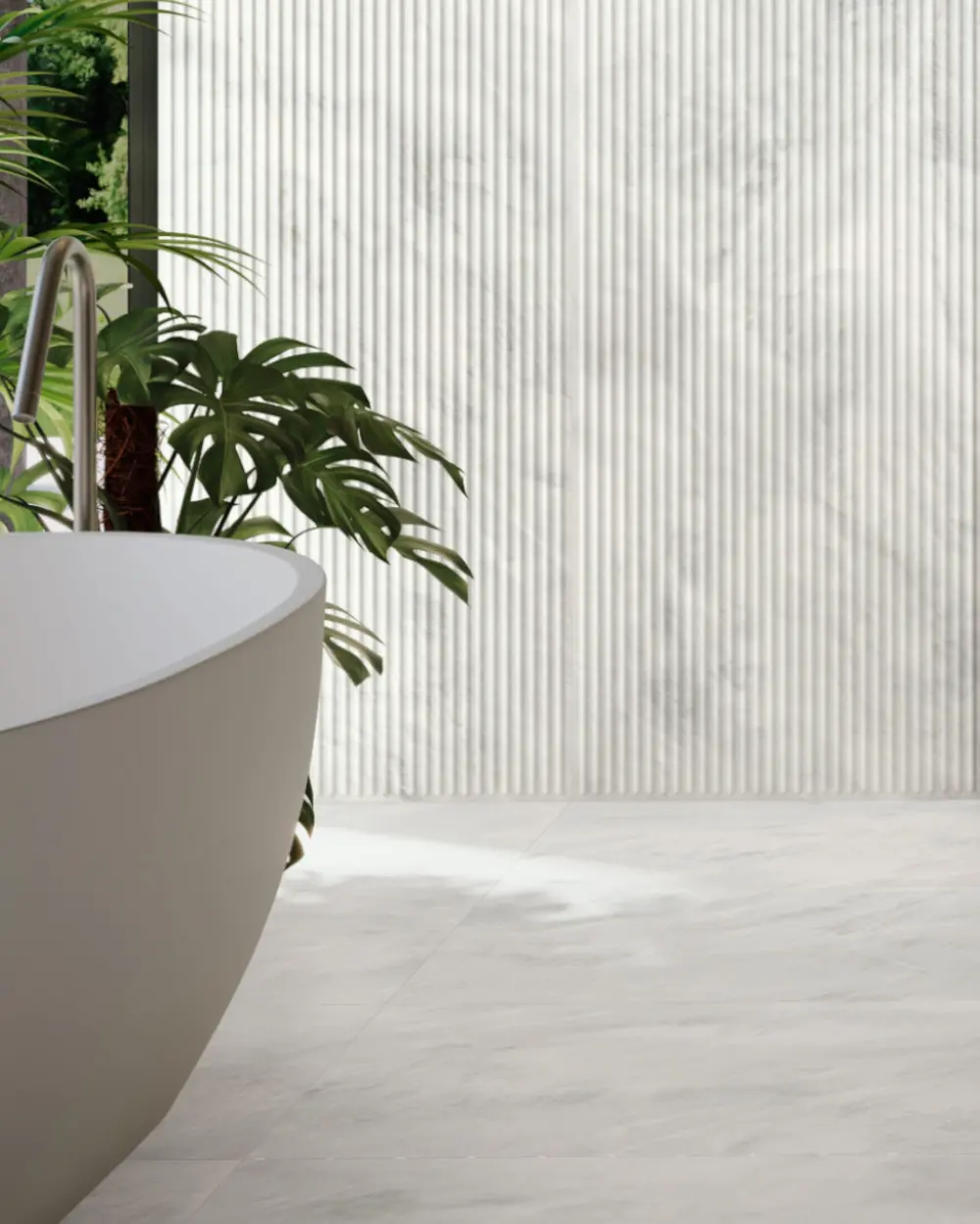 KLEBB WHITE MATT RECT 60X120 | Musterversand