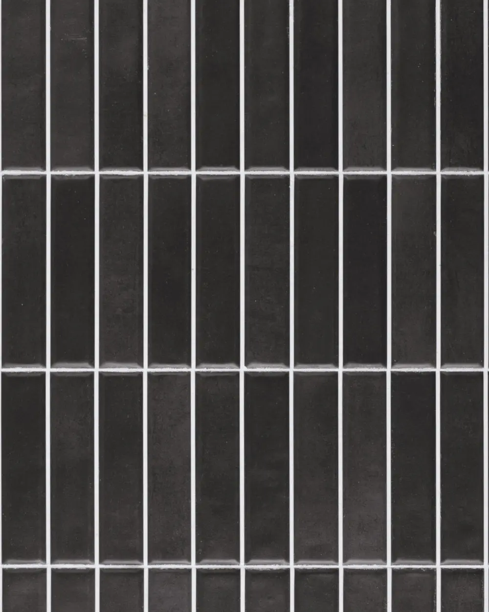 Wandfliesen Stäbchen Schwarz matt 10x30 cm | Musterversand