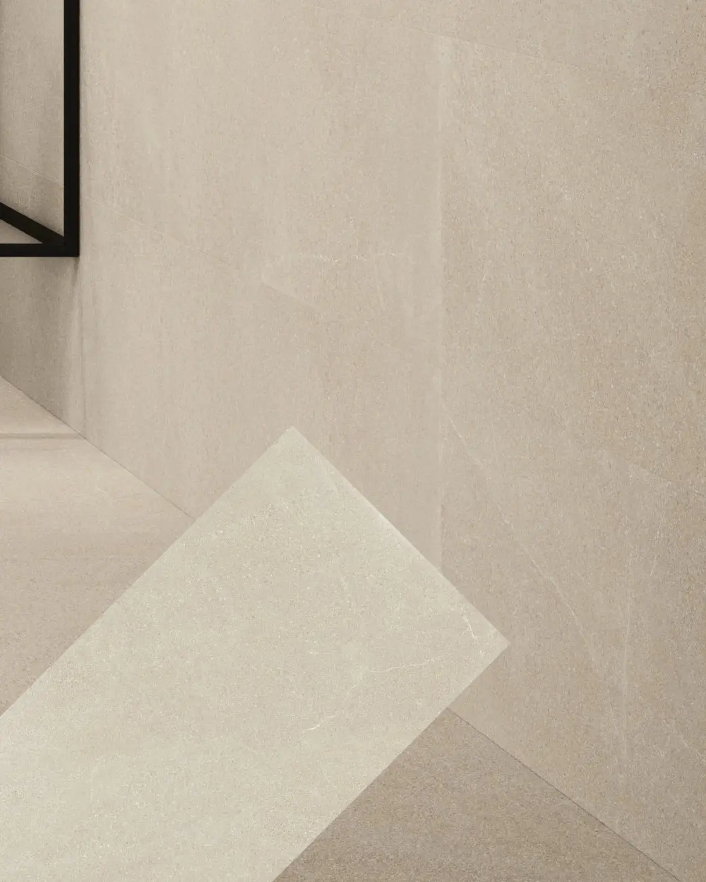 Fliesen in Steinoptik Beige 60x120 cm | Burlington Ivory | Musterversand