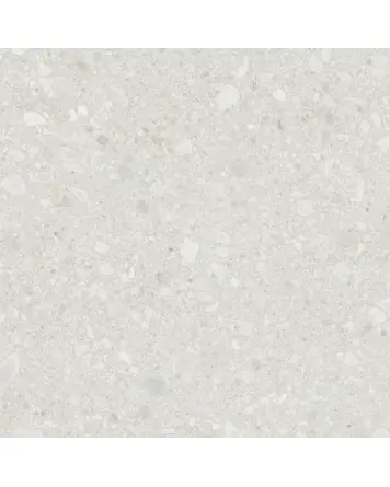 Fliesen Terrazzo Optik Weiß 120x120 cm | Greystone White