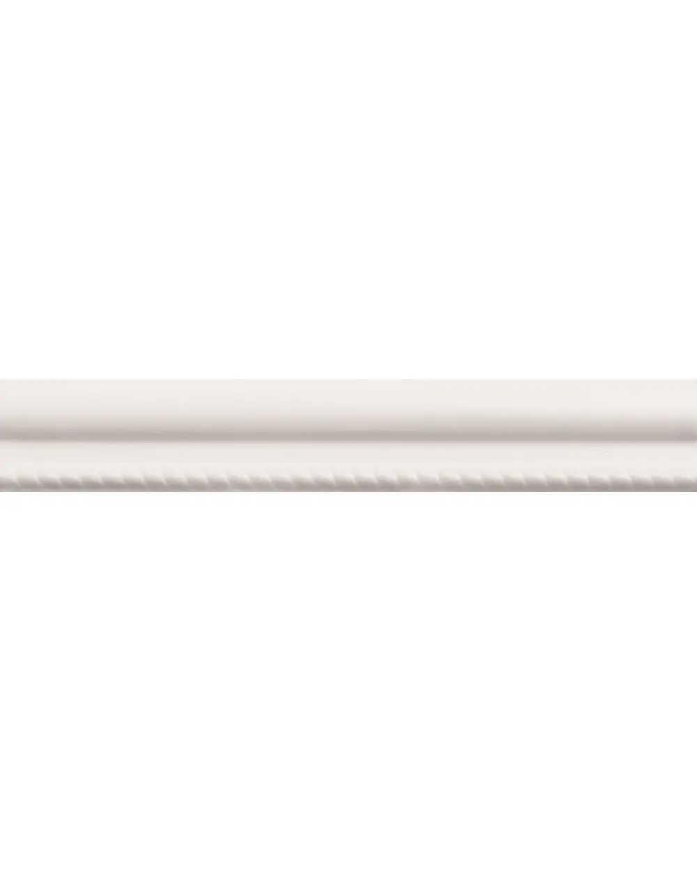 Bordüre Weiß Moldura Blanco Mate 5x30 cm