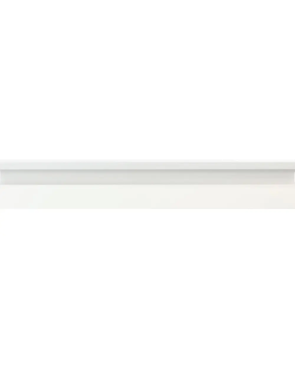 Sockelfliese Weiß Zocalo Bianco Mate 10x60 cm