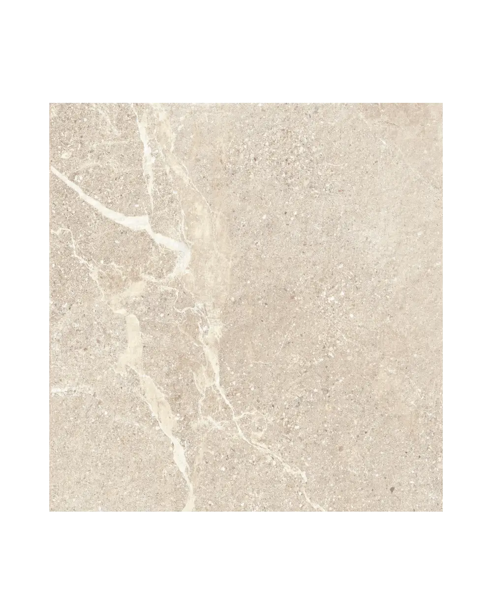 Tiles in Beige Stone Look 100x100 cm | Volt Bone | on Stock