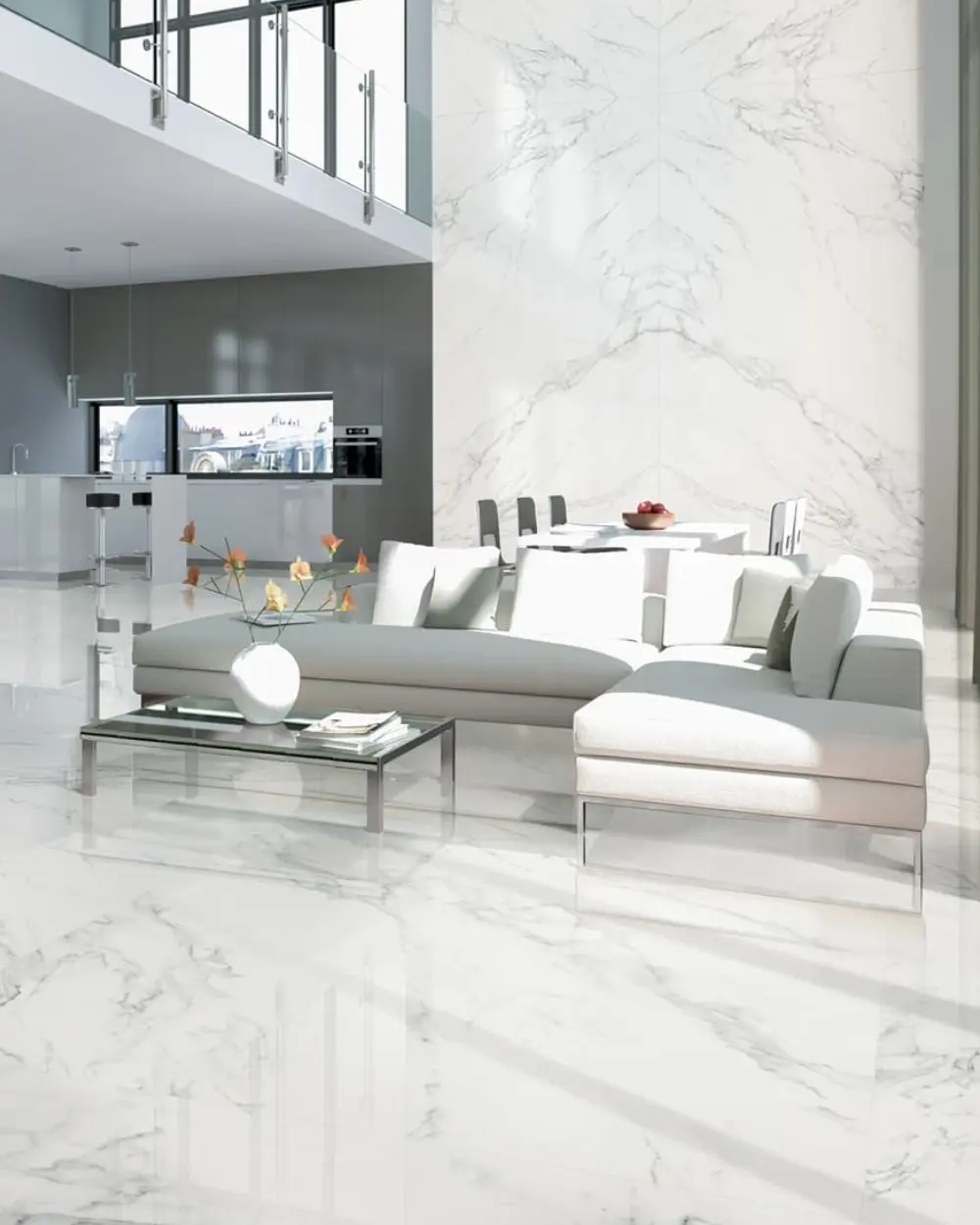 30,72 m² XXL Fliesen 160x320 Restposten Marmi Statuario Poliert