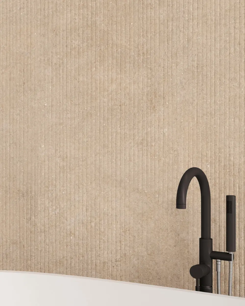 Modern Stone Look Tile Beige Avensis 60x120 cm