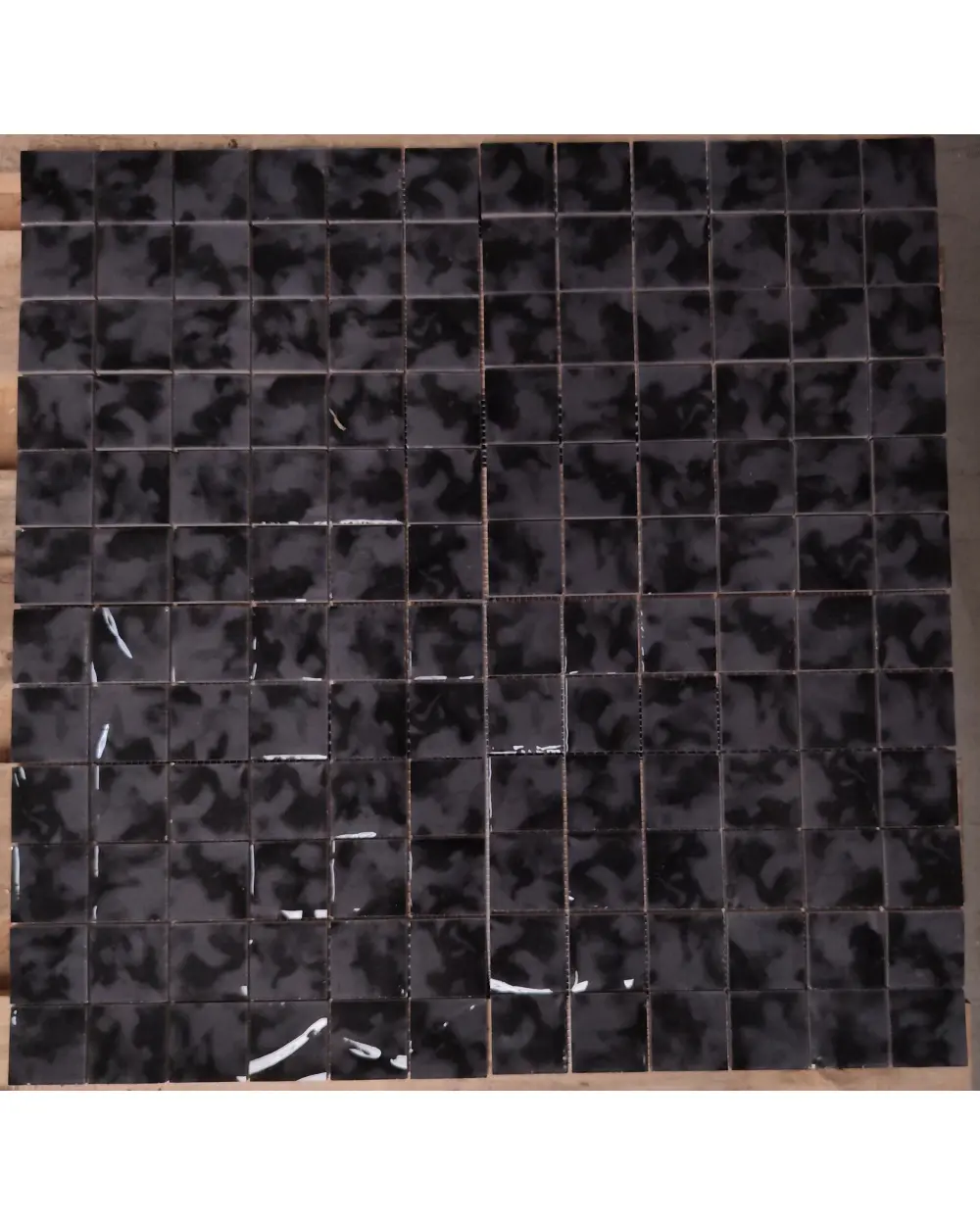 0,49m² remaining Stock Mosaik Nero Pece 28,6x28,6 cm