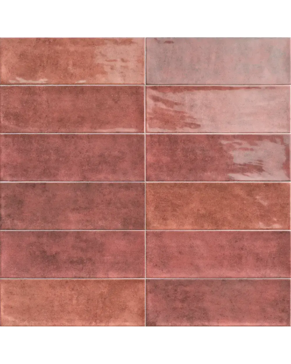 Cinque Terre Carmine – lila Vintage-Wandfliese 10x30
