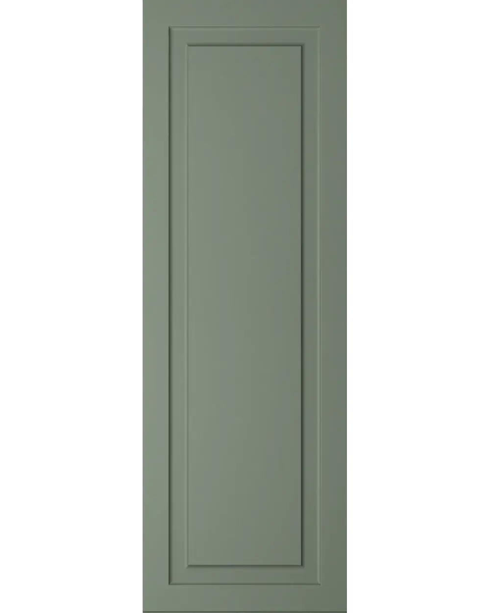 Boiserie Wandfliese Grün Matt 30x90 cm – Klassik-Look