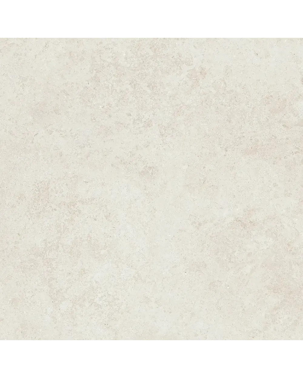 Kyoto White – matte Stein-Optik in Weiß, 120x120 cm