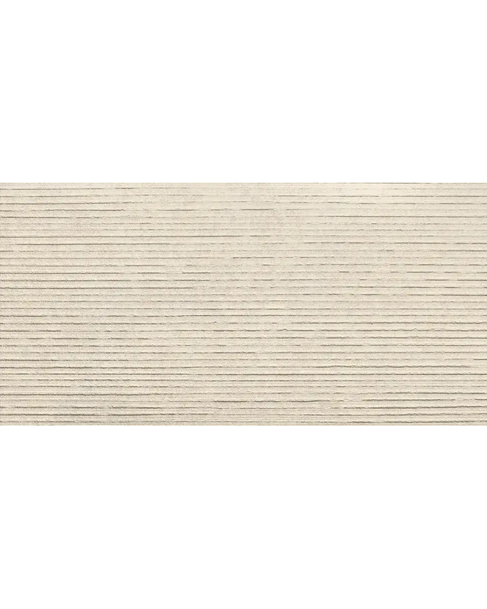 Avensis Ivory – geriffelte Wandfliese, Ivory, 60x120 cm