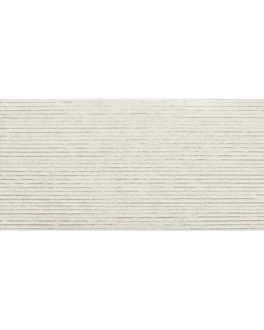 Avensis White – geriffelte Wandfliese, Weiß, 60x120 cm