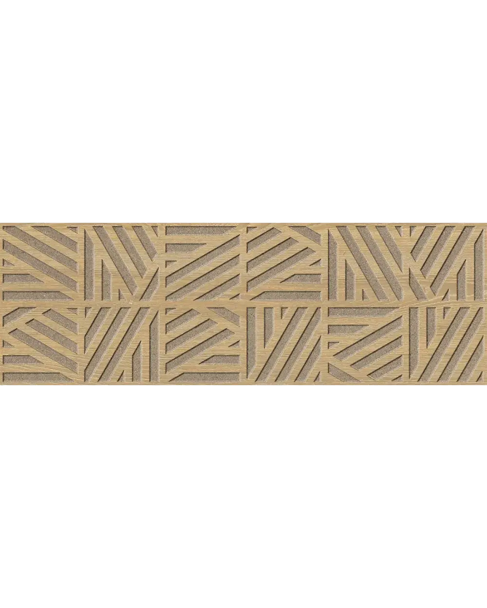 Cumbrian Taupe: Dekor-Wandfliese 30x90 cm, matt