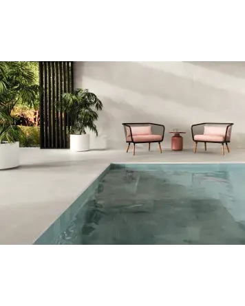 Nordic Pearl in Silver, 60x120 cm, Matt, Stone Look