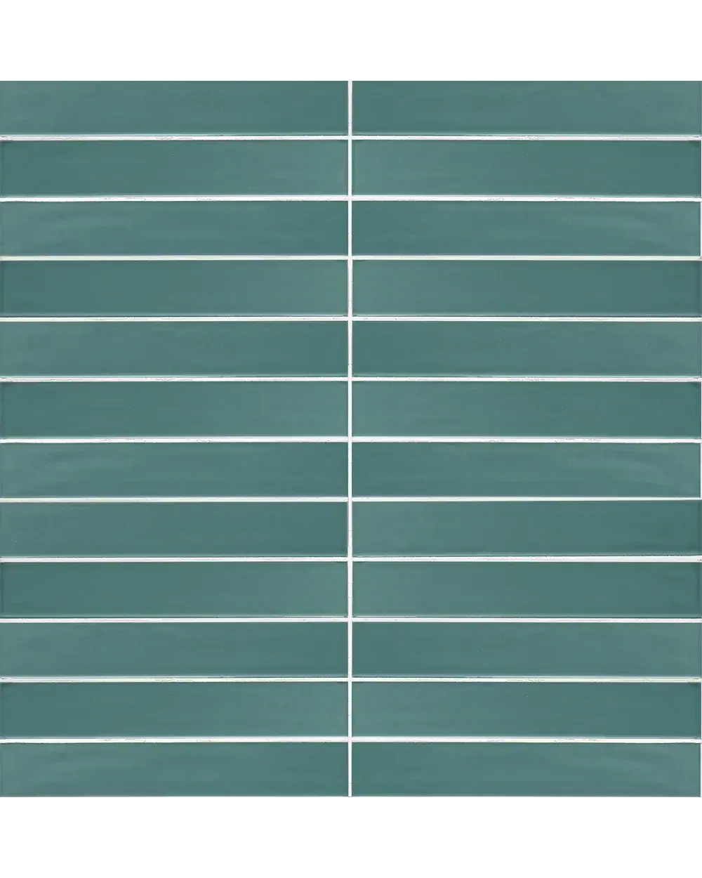 SKINNY LINE Ocean, deep petrol glossy, 5x30 cm wall tile