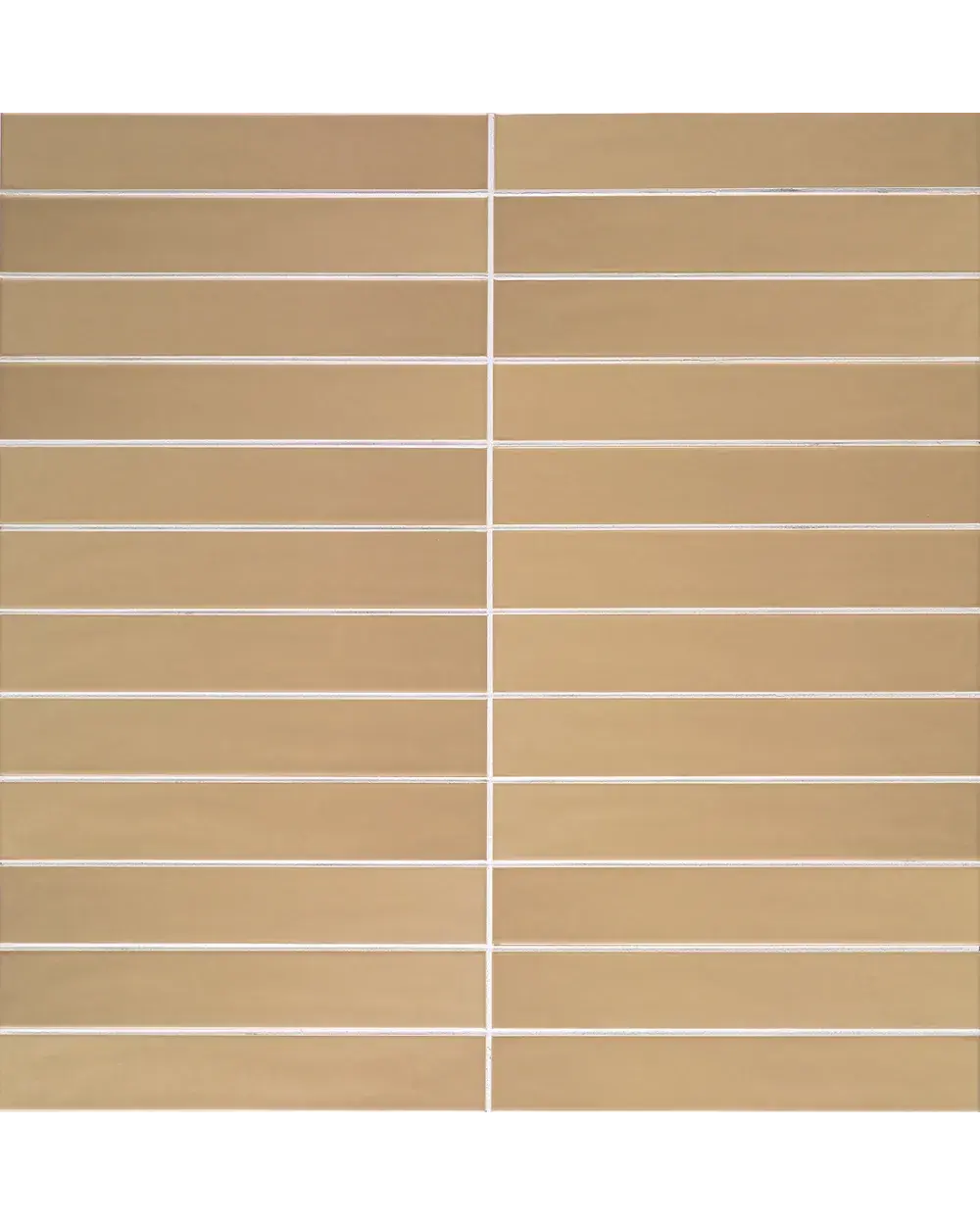 SKINNY LINE Clay, erdiges Beige glänzend, 5x30 cm Wandfliese