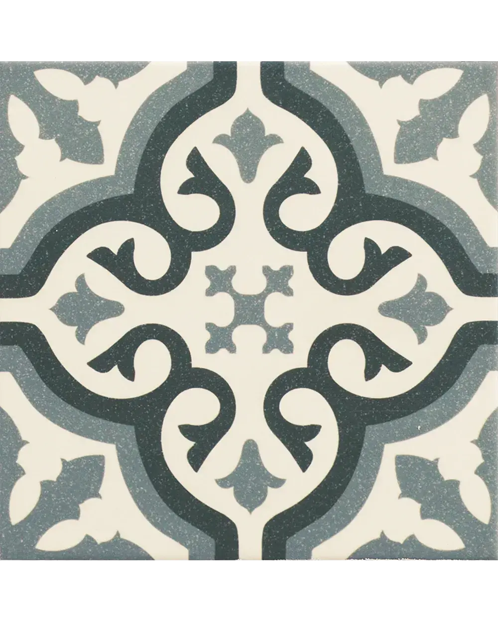 Florentine Blue: Classic Decorative Tile in Blue, 20x20 cm