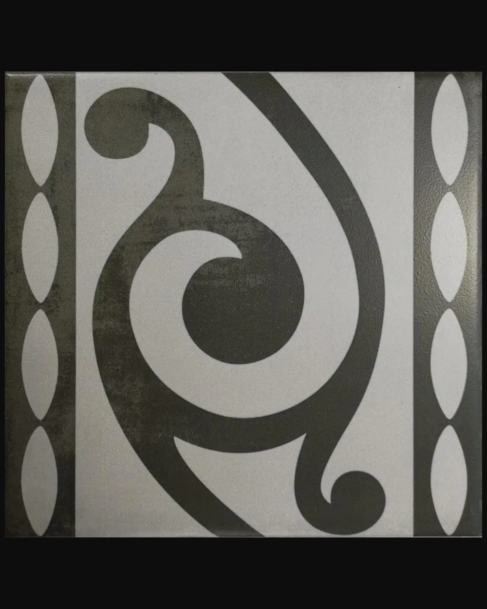 Border Tile Black Paper Poetry