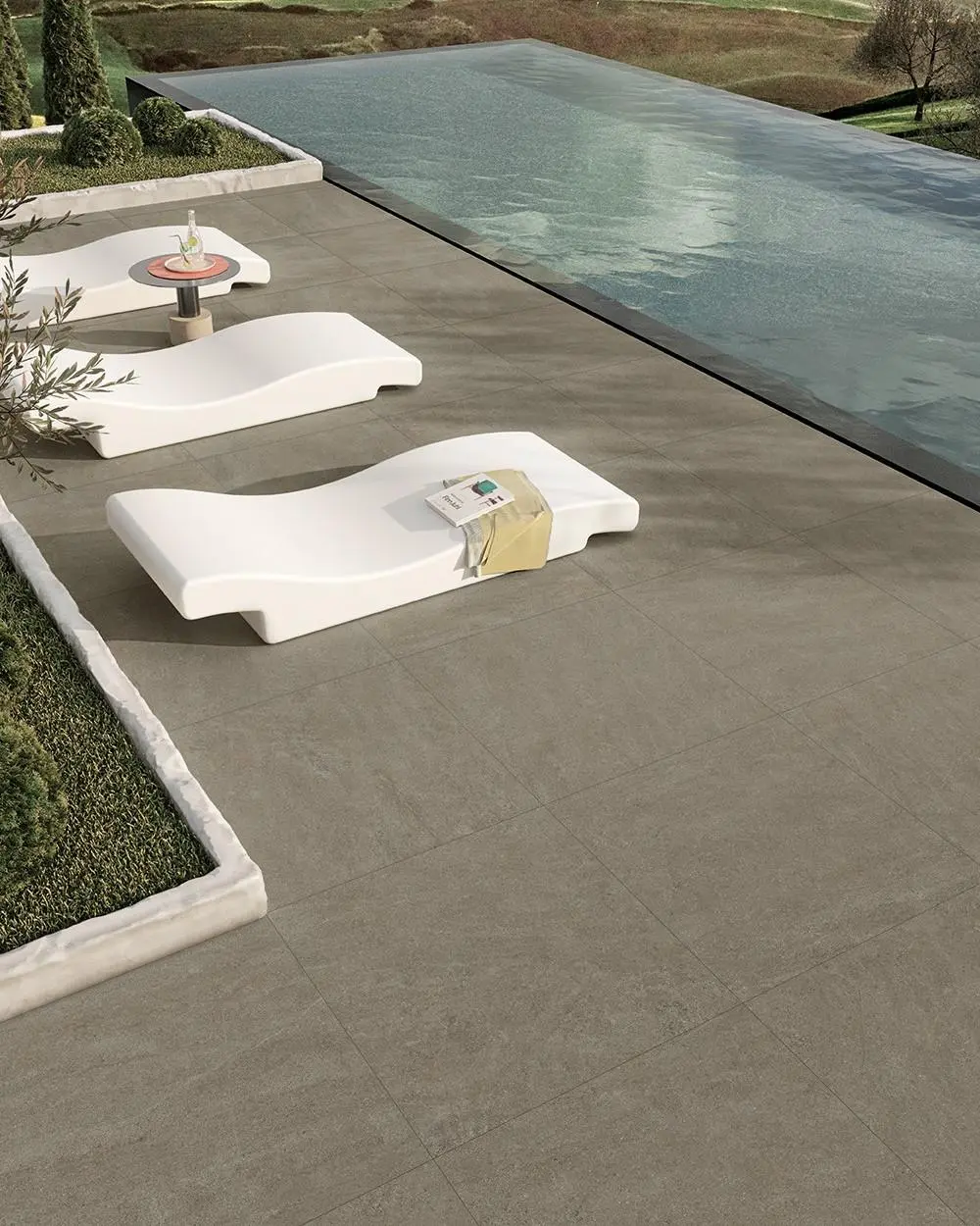 Full Body Porcelain Stoneware hybrid 60x60 Tortora